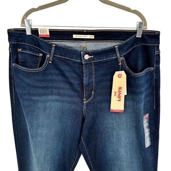 Levi’s 314 Shaping Straight Mid Rise Jeans Size 22W - Picture 3 of 8